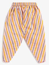 Load image into Gallery viewer, Campana Girls Asmi Floral Printed Cotton Kurta Dhoti Pants Set - Pink & Multicolour