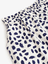 Load image into Gallery viewer, Campana Girls Luna Printed Shorts - Dots - White & Navy Blue