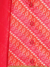 Load image into Gallery viewer, Campana Girls Koel Lehenga Choli Set with Dupatta - Leheriya Print - Pink