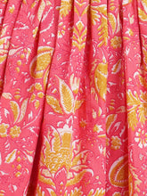 Load image into Gallery viewer, Campana Girls Koel Lehenga Set - Floral Print - Pink