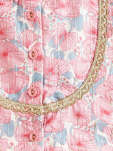 Load image into Gallery viewer, Campana Girls Koel Lehenga Choli with Dupatta Set - Lotus Print - Pink