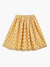 Load image into Gallery viewer, Campana Girls Koel Lehenga Set - Kanthawork with Floral Print - Yellow