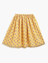 Load image into Gallery viewer, Campana Girls Koel Lehenga Set - Kanthawork with Floral Print - Yellow