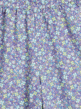 Load image into Gallery viewer, Campana Girls Chelsea Ankle Length Culottes Trousers - Micro Floral Print - Purple