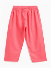 Load image into Gallery viewer, Campana Girls Nihira Floral Printed Kurta Pants Set - Green & Peach