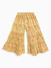 Load image into Gallery viewer, Campana Girls Nihira Sharara Set with Dupatta - Flower Bud Print - Yellow & Pink