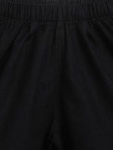 Load image into Gallery viewer, Campana Girls Nelly 100% Cotton Pull-on Shorts - Black