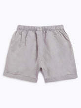 Load image into Gallery viewer, Campana Girls Nelly 100% Cotton Pull-on Shorts - Light Grey