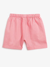 Load image into Gallery viewer, Campana Girls Nelly 100% Cotton Pull-on Shorts - Pink