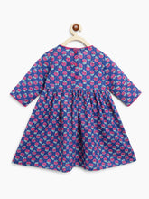 Load image into Gallery viewer, Campana Girls Ragini Kurta with Afghani Pants & Dupatta - Purple & Magenta