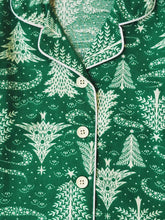 Load image into Gallery viewer, Campana Kids Brushed Cotton Full Sleeves Printed Nightsuit - Green