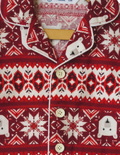 Load image into Gallery viewer, Campana Kids Brushed Cotton Printed Full Sleeves Nightsuit - Red