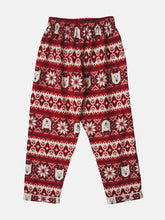 Load image into Gallery viewer, Campana Kids Brushed Cotton Printed Full Sleeves Nightsuit - Red