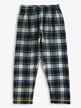 Load image into Gallery viewer, Campana Kids Full Sleeves Nightsuit - Plaid Checks - Navy & White