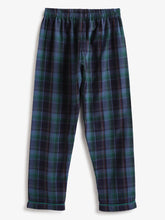 Load image into Gallery viewer, Campana Kids Full Sleeves Nightsuit - Plaid Checks - Navy, Blue & Green