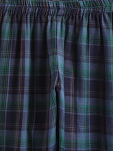 Load image into Gallery viewer, Campana Kids Full Sleeves Nightsuit - Plaid Checks - Navy, Blue & Green