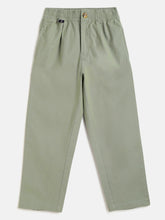 Load image into Gallery viewer, Campana Boys Hugo Cotton-Lycra Relax Fit Pants - Khaki Green