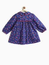 Load image into Gallery viewer, Campana Girls Callie Dress With Collar- Floral Print - Navy Blue