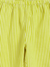 Load image into Gallery viewer, Campana Kids Appu Cotton Nightsuit - Dino Print - Off White & Lime Green