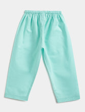 Load image into Gallery viewer, Campana Kids Appu Pure Cotton Nightsuit - Elephants Print - Blue & Green