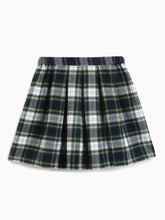 Load image into Gallery viewer, Campana Girls Fiona Pleated Skirt - Checks - Navy, White & Green
