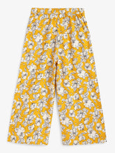 Load image into Gallery viewer, Campana Girls Mia Crop Top with Trousers Clothing Set - Flower Sketch Print - Yellow