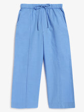 Load image into Gallery viewer, Campana Girls Brooklyn Solid Trousers - True Blue