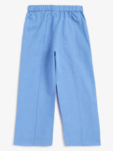 Load image into Gallery viewer, Campana Girls Brooklyn Solid Trousers - True Blue