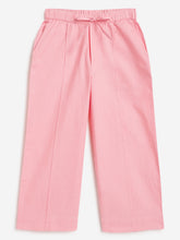 Load image into Gallery viewer, Campana Girls Brooklyn Solid Trousers - Pink