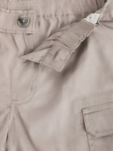 Load image into Gallery viewer, Campana Boys Yohan 100% Cotton Cargo Shorts - Light Grey