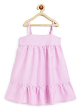 Load image into Gallery viewer, Campana Girls Amelia Striped Cotton Dress with Pockets - Light Pink