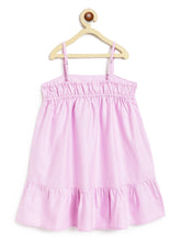Load image into Gallery viewer, Campana Girls Amelia Striped Cotton Dress with Pockets - Light Pink