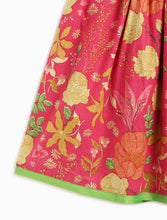 Load image into Gallery viewer, Campana Girls Gulnaz Lehenga Set - Floral Print - Pink