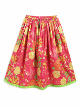 Load image into Gallery viewer, Campana Girls Gulnaz Lehenga Set - Floral Print - Pink