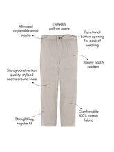 Load image into Gallery viewer, Campana Boys Dennis Casual Pants - Light Grey