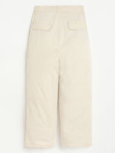 Load image into Gallery viewer, Campana Girls Celine Solid Trousers - Off White