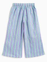 Load image into Gallery viewer, Campana Girls Tara Pure Cotton Tunic & Palazzo Floral Printed Set - Purple & Blue
