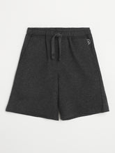 Load image into Gallery viewer, Campana Boys Larry Pack of Two Cotton Terry Shorts - Charcoal Grey and Light Blue