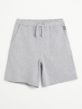 Load image into Gallery viewer, Campana Boys Larry Pack of Two Cotton Terry Shorts - Denim Melange & Grey Melange