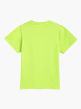 Load image into Gallery viewer, Campana Boys Daniel Half Sleeves Tennis Theme Printed Cotton T-shirt - Lime Green