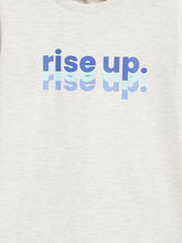 Load image into Gallery viewer, Campana Boys Daniel Half Sleeves Sports Theme Printed Cotton T-shirt - Grey Melange