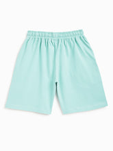 Load image into Gallery viewer, Campana Boys Daniel Half Sleeves T-Shirt with Shorts Clothing Set - Rise Up Print - Grey Melange & Ocean Blue