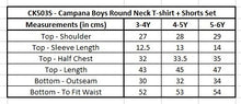 Load image into Gallery viewer, Campana Boys Jordan T-Shirt with Shorts Clothing Set - Red & Grey