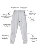 Load image into Gallery viewer, Campana Boys Blake Joggers - Grey Melange