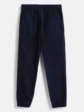 Load image into Gallery viewer, Campana Boys Andre Cotton Elastane Jogger Pants - Navy Blue