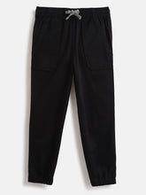 Load image into Gallery viewer, Campana Boys Andre Cotton Elastane Jogger Pants - Black