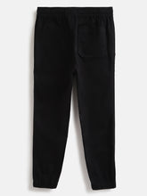 Load image into Gallery viewer, Campana Boys Andre Cotton Elastane Jogger Pants - Black