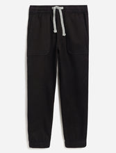 Load image into Gallery viewer, Campana Boys Andre Cotton Elastane Jogger Pants - Black
