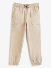 Load image into Gallery viewer, Campana Boys Andre Cotton Elastane Jogger Pants - Sandy Beige