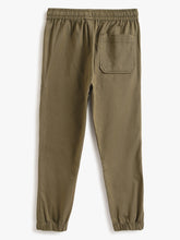 Load image into Gallery viewer, Campana Boys Andre Cotton Elastane Jogger Pants - Military Green
